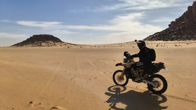 Fotografie z motocyklové výpravy Na dvou kolech